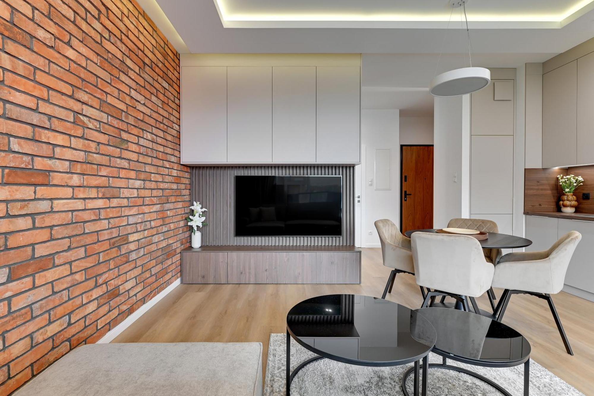 Brabank Riverside - Sauna, Business & Gym By Downtown Apartments Gdańsk Værelse billede